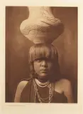 Edward S. Curtis, Girl and Jar - San Ildefonso, 1905, Large-format photogravure