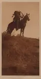 Edward S. Curtis, Ready for the Charge - Apsaroke, 1908, Large-format photogravure