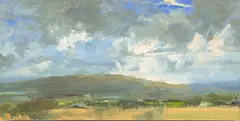 Eric Aho, Calmest Sky, 2004, oil on canvas