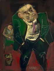 Senator by William Gropper, oil on board, sold Aug 2023