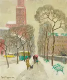 Guy Carleton Wiggins, A Walk Along 5th Avenue