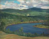 Robert Emmett Owen, Merrimac River, New Hampshire