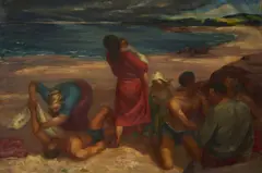 Ann Brockman, The Approaching Storm, oil on canvas
