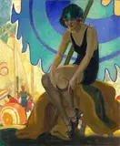Robert Patterson, 100% in the Shade, 1922, oil on canvas