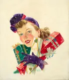 William F. Soare, Holiday Cheer, circa 1935, oil on canvas