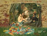 Aaron Bohrod, The Picnic Lunch