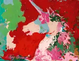 LeRoy Neiman, Cluny Unicorn, 1974, oil on board