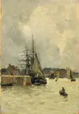 Frank Myers Boggs, Saint-Vaast-la-Hougue, 1882, oil on canvas