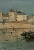 Frank Myers Boggs, Dortrecht Washerwomen, 1883, oil on canvas