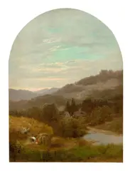 Albert Fitch Bellows, Squaw Valley, oil on canvas