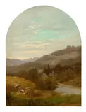Albert Fitch Bellows, Squaw Valley, oil on canvas