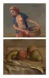 Robert Brackman, Study for Autumn #2 and Fruit: Two Works, oil on canvas, each