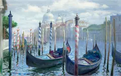 Peter Ellenshaw, Grand Canal, Venice, 1989, oil on canvas