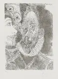 Pablo Picasso, Portrait-Charge d'un Personnage, en Larmes, Pl. 194, from Séries 347 (B. 1674; Ba. 1690), 1968, Etching on wove paper