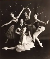 Edward Pfizenmaier, George Balanchine with Ballet Dancers (1964), Gelatin silver print