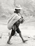 Werner Bischof, Flute Player, Cuzco, Peru, 1954, Gelatin silver print