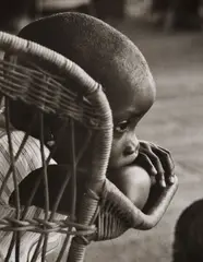 Congo Girl, Kinshasha by Bedrich Grunzweig, 1961, Gelatin silver print, sold Feb 2023