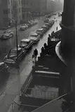 Ruth Orkin, Man in Rain, West 88th Street, New York City