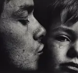 Jan Saudek, Untitled (Father and child), nd