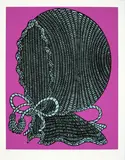 William Copley, Baby Bonnet,, Screenprint in colors on Somerset paper