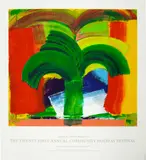 Howard Hodgkin, Lincoln Center presents the Twenty-First Annual Community Holiday Festival (See H. pg. 223), 1991, 2 screenprint posters in colors on heavy wove paper, both from the edition of 1000