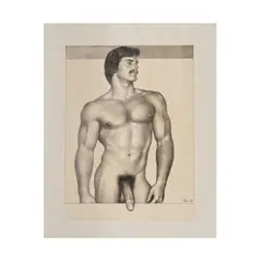 Tom of Finland, Sans titre (Roger), graphite on paper