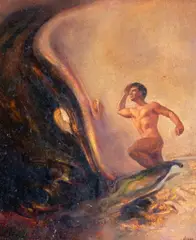 Sans titre by James Gleeson, oil on board, offered Jun 2023