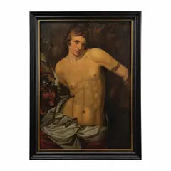 Hendrick Goltzius, Saint Sébastien, oil on canvas