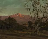 Howard Russell Butler, Landscape with Pale Light on a Mountaintop