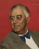 Portrait of Franklin Delano Roosevelt by Carolyn Moorhead Edmundson, oil on canvas, sold Sep 2022
