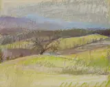 Wolf Kahn, Fall in New Marlboro, Massachusetts