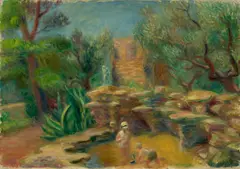 The Rock Pool at Les Cytharis by William James Glackens, 1930, oil on canvas, offered Nov 2023