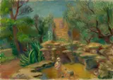 William James Glackens, The Rock Pool at Les Cytharis