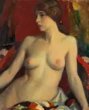 Robert Henri, Mata Moana, 1920, oil on canvas