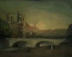 The City Island by Robert Henri, 1902, oil on canvas, sold Nov 2023