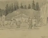 Martin Lewis, Drawing for Circus Night