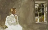 Andrew Wyeth, White Dress, circa 1980, watercolor and pencil on paper