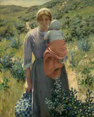 The Wayfarers by George Hitchcock, circa 1890, oil on canvas, sold Nov 2023