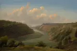 Ferdinand Richardt, View of the Niagara River Looking Toward Lake Ontario, 1857, oil on canvas