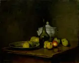 Emil Carlsen, Still Life with Bottle and Tureen