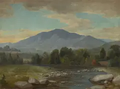 Study for High Point: Shandaken Mountain by Asher Brown Durand, circa 1853, oil on canvas, offered Nov 2023