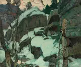 John F. Carlson, Grim Lairs, circa 1924, oil on canvas
