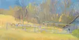 Wolf Kahn, Ed Dodd's Field in October, 1979, oil on canvas