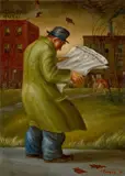 Clyde Singer, Autumn, 1939, oil on canvas