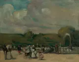 William James Glackens, Sailboats in the Luxembourg Gardens