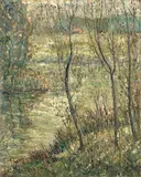 Ernest Lawson, Trees Along a River
