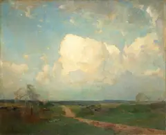 Emil Carlsen, The Heath, circa 1900, oil on canvas