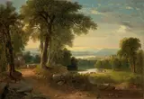 Asher Brown Durand, A Quiet Afternoon, circa 1850, oil on canvas