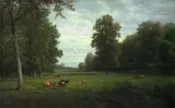 William Trost Richards, Cows in a Pasture