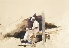 Stephen Scott Young, Driftwood Path, 2005, watercolor, gouache, ink and pencil on paper